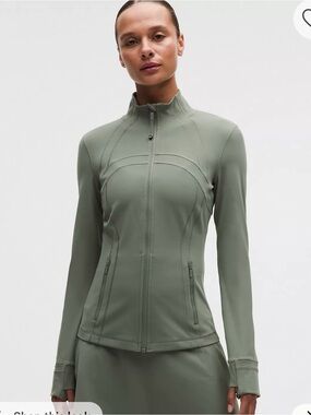 lululemon Define Jacket Nulu in Willow Leaf